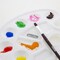 BAZIC Mixing Palette Paint Mixing Tray w/ Thumb Hole Oval (10)